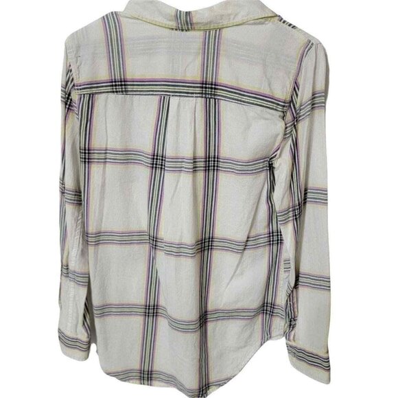 Stylus Button up Shirt Womens Small Pastels colors button down Cotton Blend‎ - Picture 2 of 4